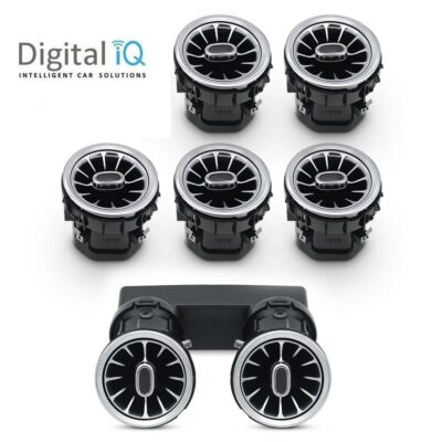 DIQ AMBIENT 8176 CD AIR VENTS BENZ C-GLC (Digital iQ Turbine Air Vent Ambient Light Kit MERCEDES C - GLC mod. 2015-2021
