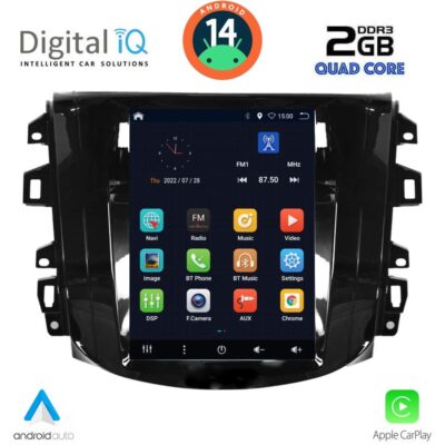 DIGITAL IQ BXC 3856_CPAA TESLA STYLE for NISSAN NAVARA mod. 2016>