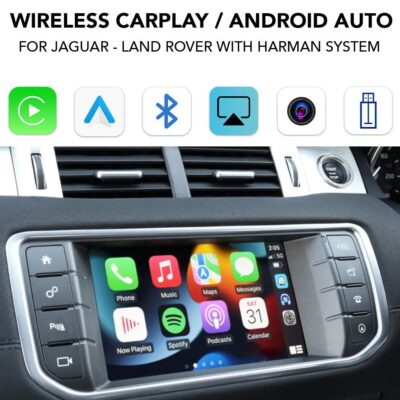 DIGITAL IQ LR 238 CPAA (CARPLAY / ANDROID AUTO BOX for JAGUAR - LAND ROVER mod.2016-2019 with HARMAN 8" System)