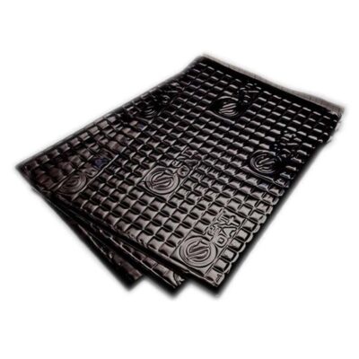 SILENT COAT Extra Mat Black Bulk Pack 4mm Σετ 23 φύλλα (Αντικραδασμικό Φύλλο Αυτοκινήτου 375x250mm)