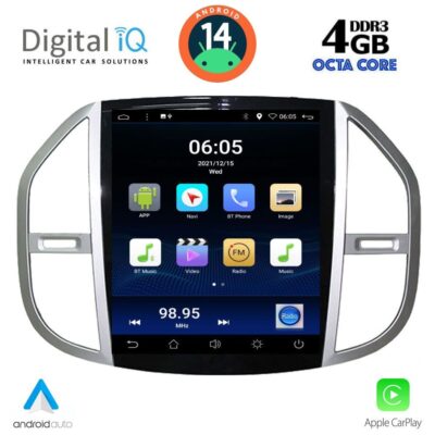 DIGITAL IQ BXF 6960_CPAA TESLA STYLE for MERCEDES VITO mod. 2015-2024