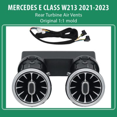 DIQ AMBIENT 8176 IB MERCEDES E REAR AIRVENTS (Digital iQ Rear Turbine Air Vent Ambient Light Kit MERCEDES E mod. 2021-2023)