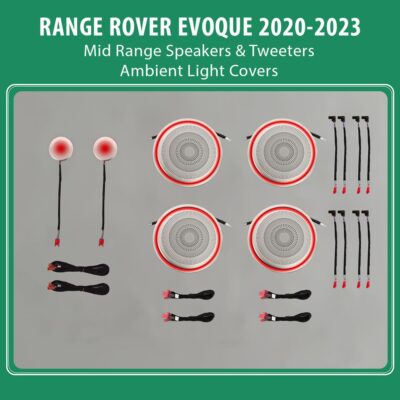 DiQ AMBIENT RANGE ROVER EVOQUE (SPK) mod. 2020-2022, Mid Range & Tweeters Covers