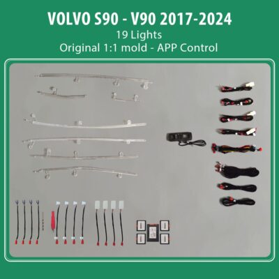 Digital iQ Ambient Light Volvo S90 - V90 mod. 2017-2024, 19 Lights