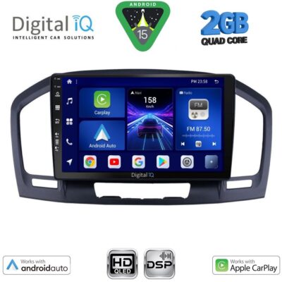 DIGITAL IQ BXC 3491BL_CPAA (9inc) MULTIMEDIA TABLET for OPEL INSIGNIA  mod.2008-2013 (BLACK)