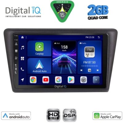 DIGITAL IQ BXC 3600_CPAA (9inc) MULTIMEDIA TABLET for SKODA RAPID SPACEBACK mod. 2014>