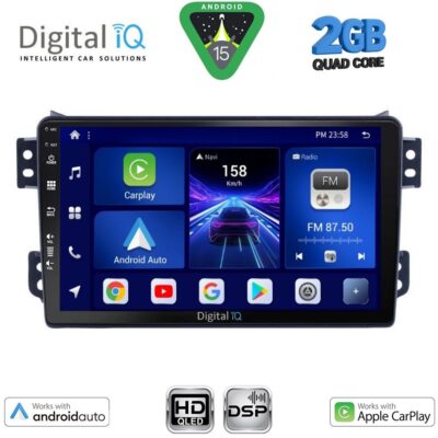 DIGITAL IQ BXC 3682_CPAA (9inc) MULTIMEDIA TABLET for  OPEL AGILA – SUZUKI SPLASH mod. 2008>