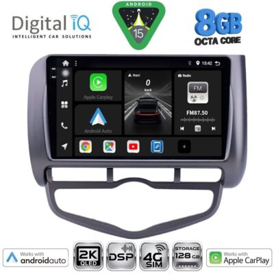 DIGITAL IQ BXF 11210_CPAA CLIMA (9inc) MULTIMEDIA TABLET for HONDA JAZZ mod. 2002-2008