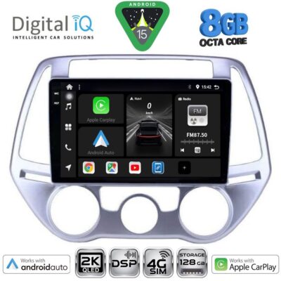 DIGITAL IQ BXF 11227_CPAA A/C (9inc) MULTIMEDIA TABLET for HYUNDAI i20 mod. 2008-2012