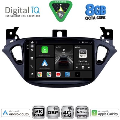 DIGITAL IQ BXF 11486_CPAA (9inc) MULTIMEDIA TABLET for OPEL ADAM - CORSA E  mod. 2014-2021