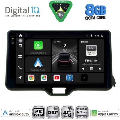 DIGITAL IQ BXF 11738_CPAA (10inc) MULTIMEDIA TABLET for TOYOTA YARIS mod. 2020> - MAZDA 2 mod. 2023>