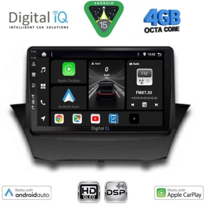 DIGITAL IQ BXF 6154A_CPAA (9inc) MULTIMEDIA TABLET for FORD FIESTA mod. 2008-2017