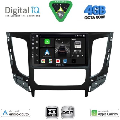 DIGITAL IQ BXF 6437_CPAA CLIMA (9inc) MULTIMEDIA TABLET for MITSUBISHI L200 mod. 2015> με CLIMA
