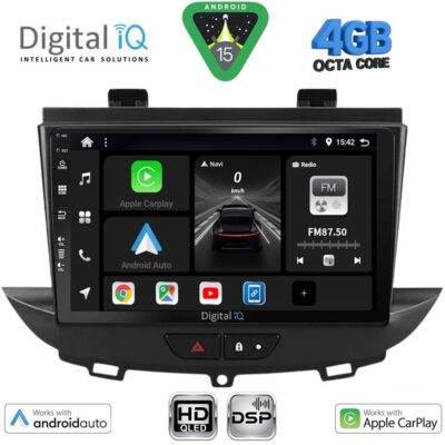 DIGITAL IQ BXF 6490_CPAA (9inc) MULTIMEDIA TABLET for OPEL CROSSLAND – GRANDLAND mod. 2017>