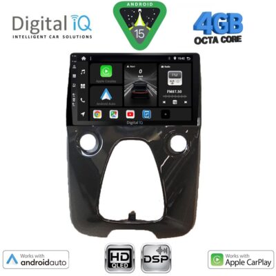 DIGITAL IQ BXF 6708_CPAA A/C (10inc) MULTIMEDIA TABLET for CITROEN C1-PEUGEOT 108-TOYOTA AYGO mod. 2014>