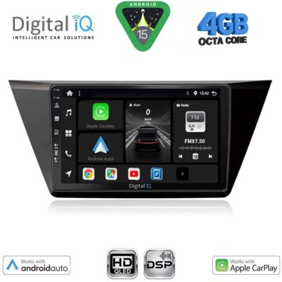 DIGITAL IQ BXF 6769_CPAA (10inc) MULTIMEDIA TABLET for VW TOURAN mod. 2016>