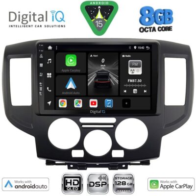 DIGITAL IQ BXF 7458BL_CPAA (9inc) MULTIMEDIA TABLET for NISSAN NV 200 mod. 2009> (BLACK)