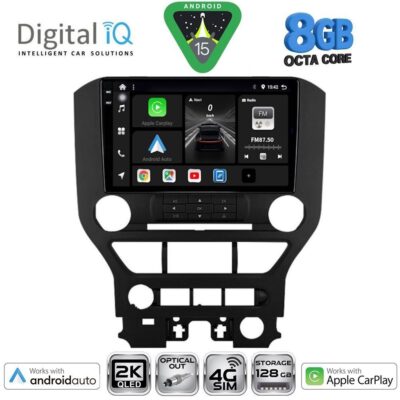 DIGITAL IQ BXK 20166_CPAA (9inc) MULTIMEDIA TABLET for FORD MUSTANG mod. 2015-2020
