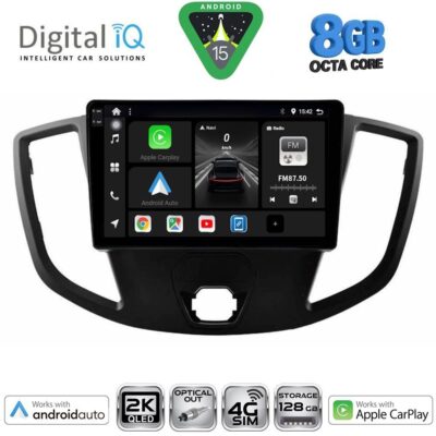DIGITAL IQ BXK 20179_CPAA  (9inc) MULTIMEDIA TABLET for FORD TRANSIT mod. 2014-2020
