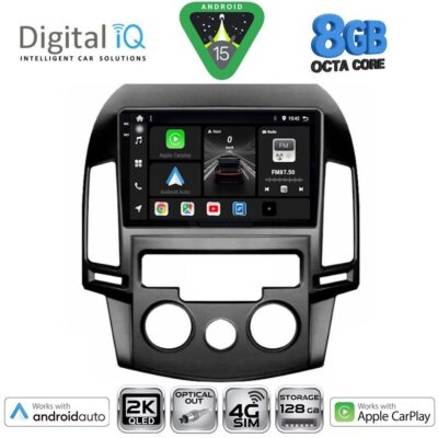 DIGITAL IQ BXK 20231_CPAA A/C (9inc) MULTIMEDIA TABLET for HYUNDAI i30 mod. 2007-2012