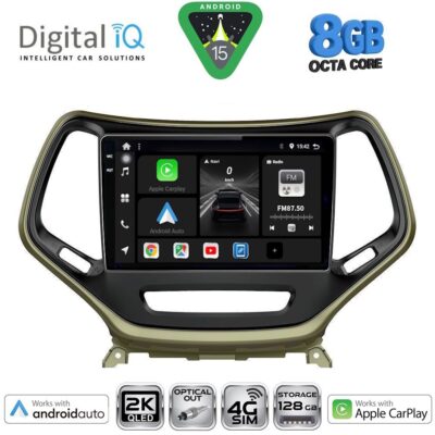DIGITAL IQ BXK 20273_CPAA (10inc) MULTIMEDIA TABLET for JEEP CHEROKEE mod. 2014>
