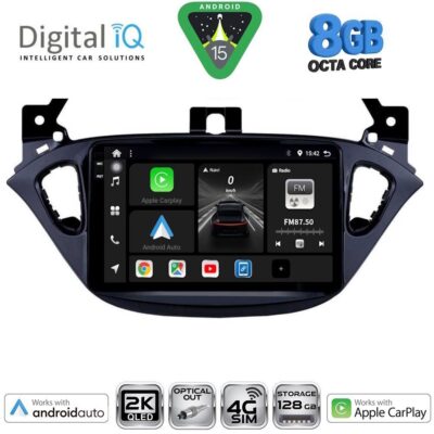 DIGITAL IQ BXK 20486_CPAA (9inc) MULTIMEDIA TABLET for OPEL ADAM - CORSA E  mod. 2014-2021