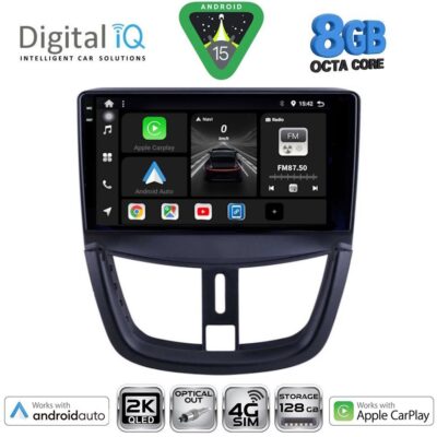 DIGITAL IQ BXK 20507_CPAA (9inc) MULTIMEDIA TABLET for PEUGEOT 207 mod. 2007>