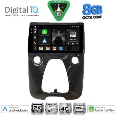 DIGITAL IQ BXK 20708_CPAA A/C (10inc) MULTIMEDIA TABLET for CITROEN C1-PEUGEOT 108-TOYOTA AYGO mod. 2014>