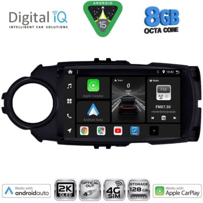DIGITAL IQ BXK 20737FL_CPAA (9inc) MULTIMEDIA TABLET for TOYOTA YARIS mod. 2015-2020