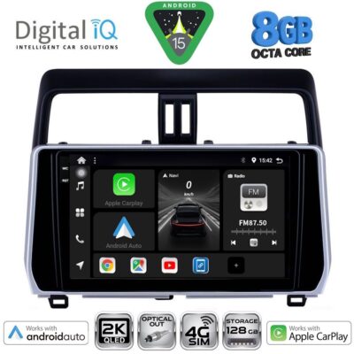 DIGITAL IQ BXK 20739_CPAA (10inc) MULTIMEDIA TABLET for TOYOTA LAND CRUISER mod. 2019>