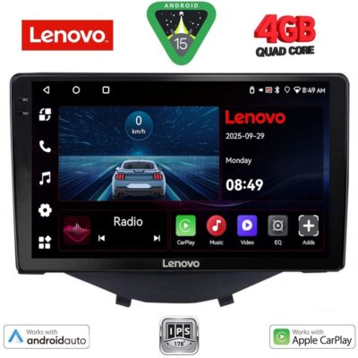 LENOVO LVE 8715_CPAA CLIMA (9inc) MULTIMEDIA TABLET for CITROEN C1-PEUGEOT 108-TOYOTA AYGO mod. 2014>