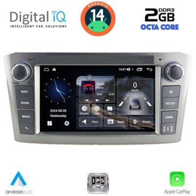 DIGITAL IQ MSF 325SL_CPA (7” DECK) MULTIMEDIA SYSTEM for TOYOTA AVENSIS (T25) mod. 2003-2008 (SILVER)