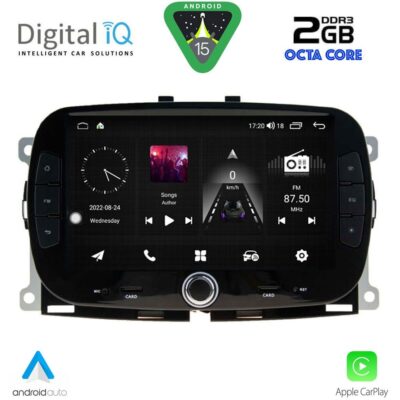 DIGITAL IQ MSF 398_CPA (7'' DECK) MULTIMEDIA SYSTEM for FIAT 500 mod. 2016>